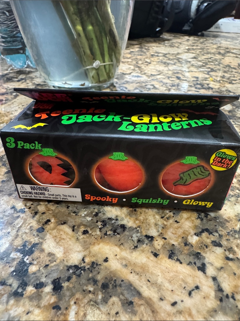 Jack-O-Glow Lanterns 3-Pack - Orange & Green